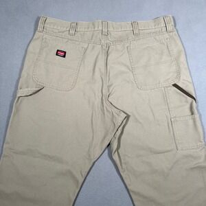 Wrangler Workwear Carpenter Pants Utility Pockets‎ Relaxed Fit Tan Beige 40x30